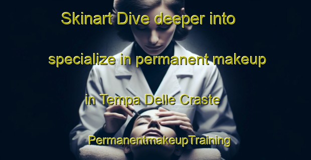Skinart Dive deeper into specialize in permanent makeup in Tempa Delle Craste | PermanentmakeupTraining | PermanentmakeupClasses | SkinartTraining-Italy
