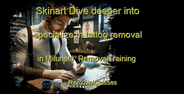 Skinart Dive deeper into specialize in tattoo removal in Milunetti | RemovalTraining | RemovalClasses | SkinartTraining-Italy