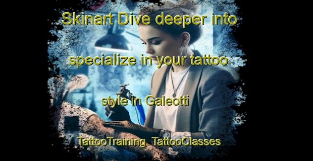 Skinart Dive deeper into specialize in your tattoo style in Galeotti | TattooTraining | TattooClasses | SkinartTraining-Italy