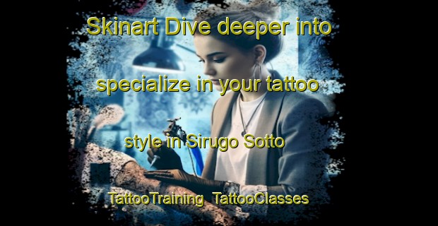 Skinart Dive deeper into specialize in your tattoo style in Sirugo Sotto | TattooTraining | TattooClasses | SkinartTraining-Italy