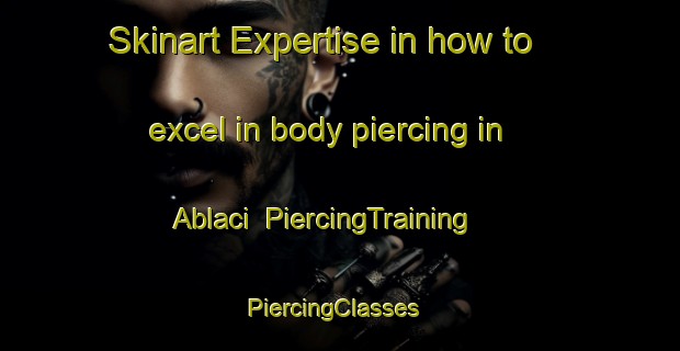 Skinart Expertise in how to excel in body piercing in Ablaci | PiercingTraining | PiercingClasses | SkinartTraining-Italy