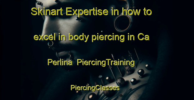Skinart Expertise in how to excel in body piercing in Ca  Perlina | PiercingTraining | PiercingClasses | SkinartTraining-Italy