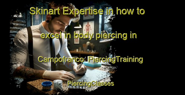 Skinart Expertise in how to excel in body piercing in Campofranco | PiercingTraining | PiercingClasses | SkinartTraining-Italy