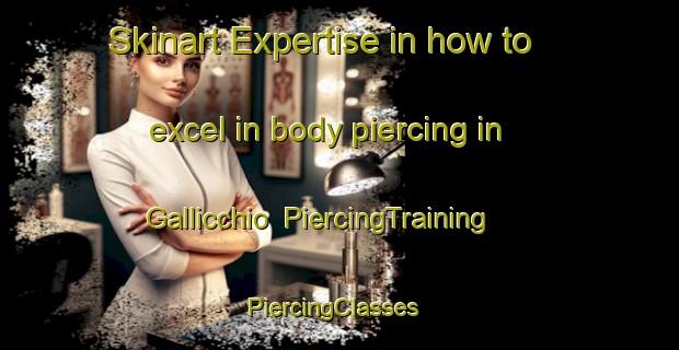 Skinart Expertise in how to excel in body piercing in Gallicchio | PiercingTraining | PiercingClasses | SkinartTraining-Italy