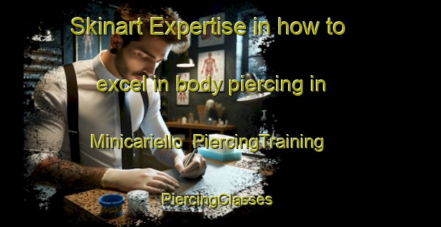 Skinart Expertise in how to excel in body piercing in Minicariello | PiercingTraining | PiercingClasses | SkinartTraining-Italy