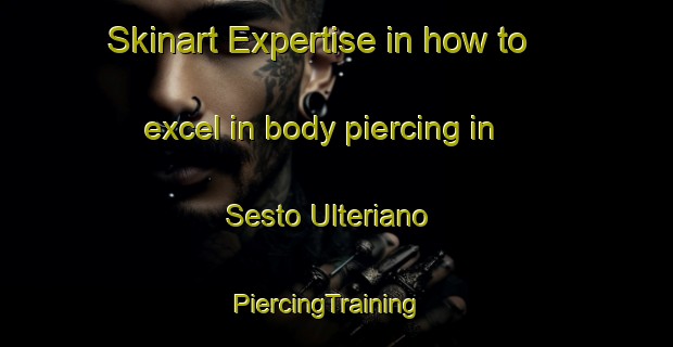 Skinart Expertise in how to excel in body piercing in Sesto Ulteriano | PiercingTraining | PiercingClasses | SkinartTraining-Italy