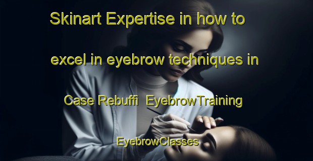 Skinart Expertise in how to excel in eyebrow techniques in Case Rebuffi | EyebrowTraining | EyebrowClasses | SkinartTraining-Italy