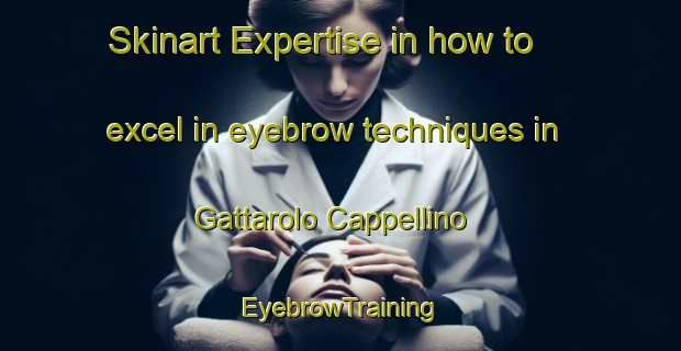 Skinart Expertise in how to excel in eyebrow techniques in Gattarolo Cappellino | EyebrowTraining | EyebrowClasses | SkinartTraining-Italy