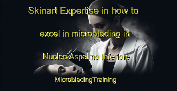 Skinart Expertise in how to excel in microblading in Nucleo Aspalmo Inferiore | MicrobladingTraining | MicrobladingClasses | SkinartTraining-Italy
