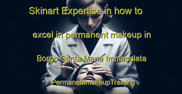 Skinart Expertise in how to excel in permanent makeup in Borgo Santa Maria Immacolata | PermanentmakeupTraining | PermanentmakeupClasses | SkinartTraining-Italy