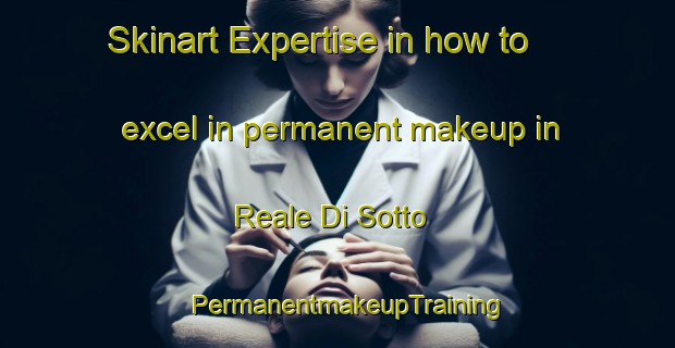 Skinart Expertise in how to excel in permanent makeup in Reale Di Sotto | PermanentmakeupTraining | PermanentmakeupClasses | SkinartTraining-Italy