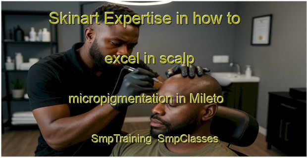 Skinart Expertise in how to excel in scalp micropigmentation in Mileto | SmpTraining | SmpClasses | SkinartTraining-Italy