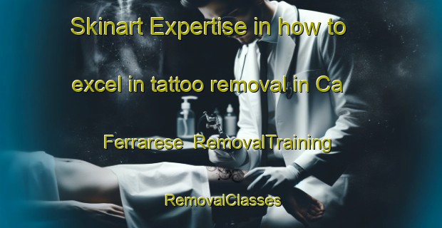 Skinart Expertise in how to excel in tattoo removal in Ca  Ferrarese | RemovalTraining | RemovalClasses | SkinartTraining-Italy