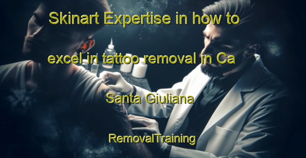 Skinart Expertise in how to excel in tattoo removal in Ca  Santa Giuliana | RemovalTraining | RemovalClasses | SkinartTraining-Italy