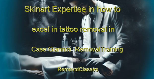 Skinart Expertise in how to excel in tattoo removal in Case Giannini | RemovalTraining | RemovalClasses | SkinartTraining-Italy