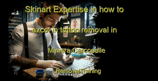 Skinart Expertise in how to excel in tattoo removal in Miniera Carcoselle | RemovalTraining | RemovalClasses | SkinartTraining-Italy