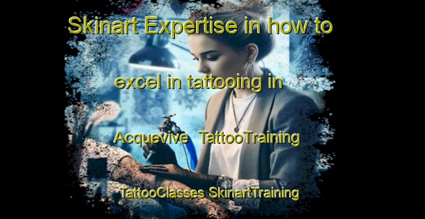 Skinart Expertise in how to excel in tattooing in Acquevive | #TattooTraining #TattooClasses #SkinartTraining-Italy