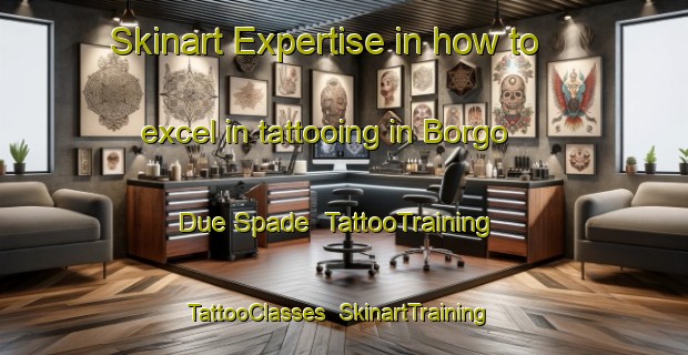 Skinart Expertise in how to excel in tattooing in Borgo Due Spade | TattooTraining | TattooClasses | SkinartTraining-Italy