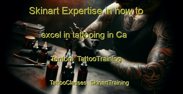 Skinart Expertise in how to excel in tattooing in Ca  Tentoni | TattooTraining | TattooClasses | SkinartTraining-Italy