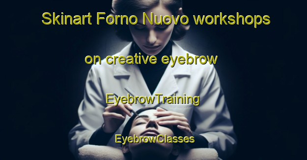 Skinart Forno Nuovo workshops on creative eyebrow | EyebrowTraining | EyebrowClasses | SkinartTraining-Italy