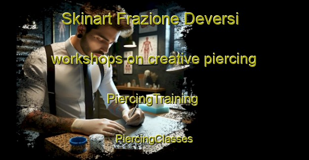 Skinart Frazione Deversi workshops on creative piercing | #PiercingTraining #PiercingClasses #SkinartTraining-Italy