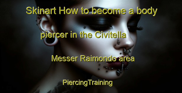 Skinart How to become a body piercer in the Civitella Messer Raimondo area | PiercingTraining | PiercingClasses | SkinartTraining-Italy