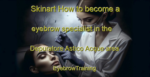 Skinart How to become a eyebrow specialist in the Depuratore Astico Acque area | EyebrowTraining | EyebrowClasses | SkinartTraining-Italy