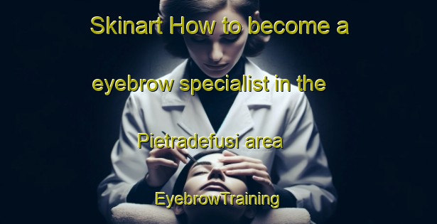 Skinart How to become a eyebrow specialist in the Pietradefusi area | EyebrowTraining | EyebrowClasses | SkinartTraining-Italy