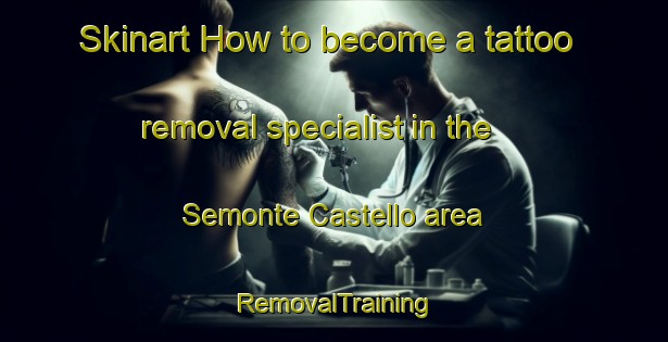 Skinart How to become a tattoo removal specialist in the Semonte Castello area | RemovalTraining | RemovalClasses | SkinartTraining-Italy