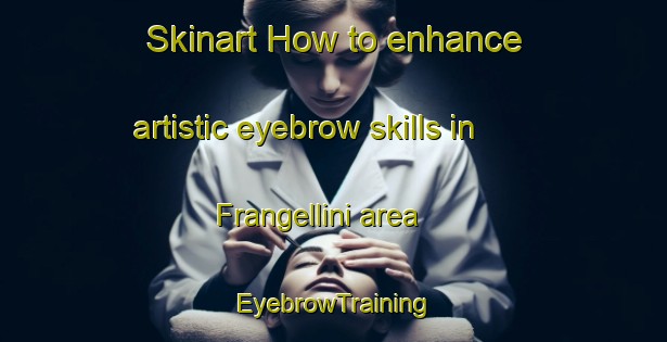 Skinart How to enhance artistic eyebrow skills in Frangellini area | EyebrowTraining | EyebrowClasses | SkinartTraining-Italy