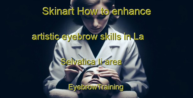 Skinart How to enhance artistic eyebrow skills in La Selvatica Ii area | EyebrowTraining | EyebrowClasses | SkinartTraining-Italy