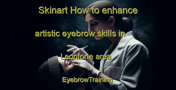 Skinart How to enhance artistic eyebrow skills in Leonforte area | EyebrowTraining | EyebrowClasses | SkinartTraining-Italy