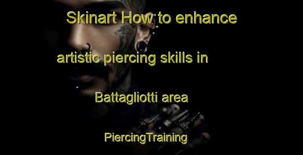 Skinart How to enhance artistic piercing skills in Battagliotti area | PiercingTraining | PiercingClasses | SkinartTraining-Italy