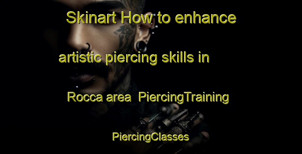 Skinart How to enhance artistic piercing skills in Rocca area | #PiercingTraining #PiercingClasses #SkinartTraining-Italy