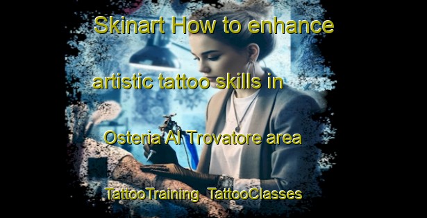 Skinart How to enhance artistic tattoo skills in Osteria Al Trovatore area | TattooTraining | TattooClasses | SkinartTraining-Italy