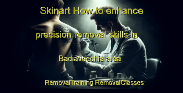 Skinart How to enhance precision removal skills in Badiavecchia area | #RemovalTraining #RemovalClasses #SkinartTraining-Italy