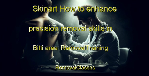 Skinart How to enhance precision removal skills in Bitti area | RemovalTraining | RemovalClasses | SkinartTraining-Italy