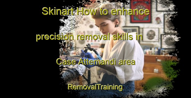 Skinart How to enhance precision removal skills in Case Attemandi area | RemovalTraining | RemovalClasses | SkinartTraining-Italy