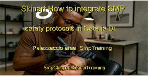 Skinart How to integrate SMP safety protocols in Osteria Di Palazzaccio area | SmpTraining | SmpClasses | SkinartTraining-Italy