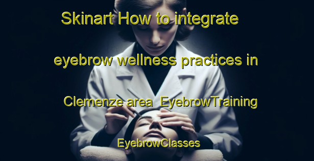 Skinart How to integrate eyebrow wellness practices in Clemenze area | EyebrowTraining | EyebrowClasses | SkinartTraining-Italy