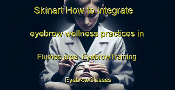 Skinart How to integrate eyebrow wellness practices in Fiumes area | EyebrowTraining | EyebrowClasses | SkinartTraining-Italy