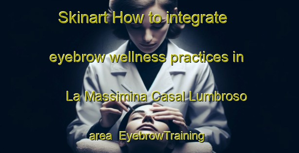 Skinart How to integrate eyebrow wellness practices in La Massimina Casal Lumbroso area | EyebrowTraining | EyebrowClasses | SkinartTraining-Italy