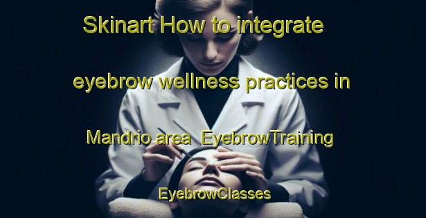 Skinart How to integrate eyebrow wellness practices in Mandrio area | EyebrowTraining | EyebrowClasses | SkinartTraining-Italy