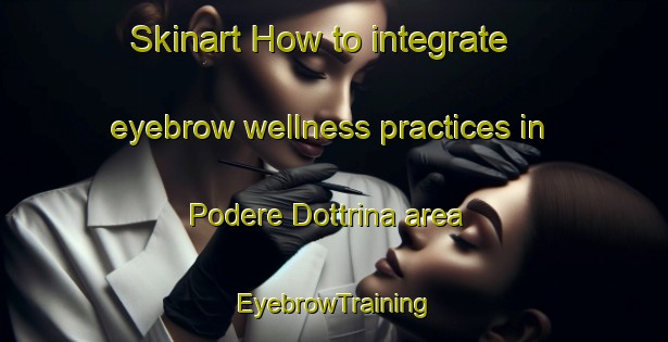 Skinart How to integrate eyebrow wellness practices in Podere Dottrina area | EyebrowTraining | EyebrowClasses | SkinartTraining-Italy