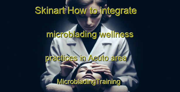 Skinart How to integrate microblading wellness practices in Acuto area | #MicrobladingTraining #MicrobladingClasses #SkinartTraining-Italy