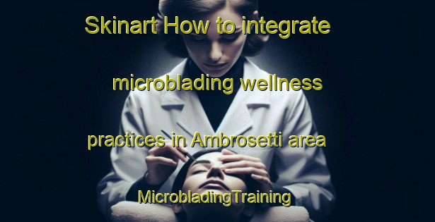 Skinart How to integrate microblading wellness practices in Ambrosetti area | #MicrobladingTraining #MicrobladingClasses #SkinartTraining-Italy