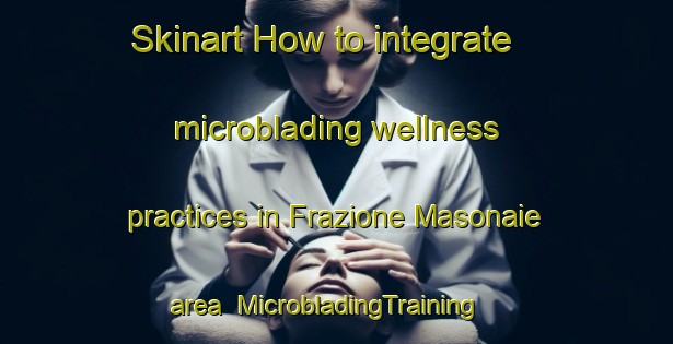 Skinart How to integrate microblading wellness practices in Frazione Masonaie area | MicrobladingTraining | MicrobladingClasses | SkinartTraining-Italy