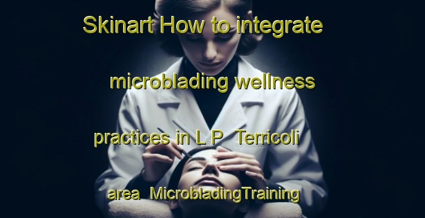 Skinart How to integrate microblading wellness practices in L P  Terricoli area | MicrobladingTraining | MicrobladingClasses | SkinartTraining-Italy