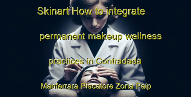 Skinart How to integrate permanent makeup wellness practices in Contradada Manferrara Piscatore Zona Paip area | PermanentmakeupTraining | PermanentmakeupClasses | SkinartTraining-Italy