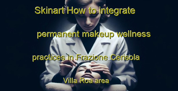 Skinart How to integrate permanent makeup wellness practices in Frazione Cerisola Villa Roa area | PermanentmakeupTraining | PermanentmakeupClasses | SkinartTraining-Italy